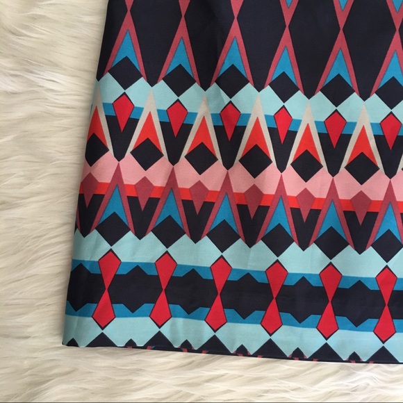 J. Crew Factory printed gallery mosaic shift dress - Picture 3 of 9